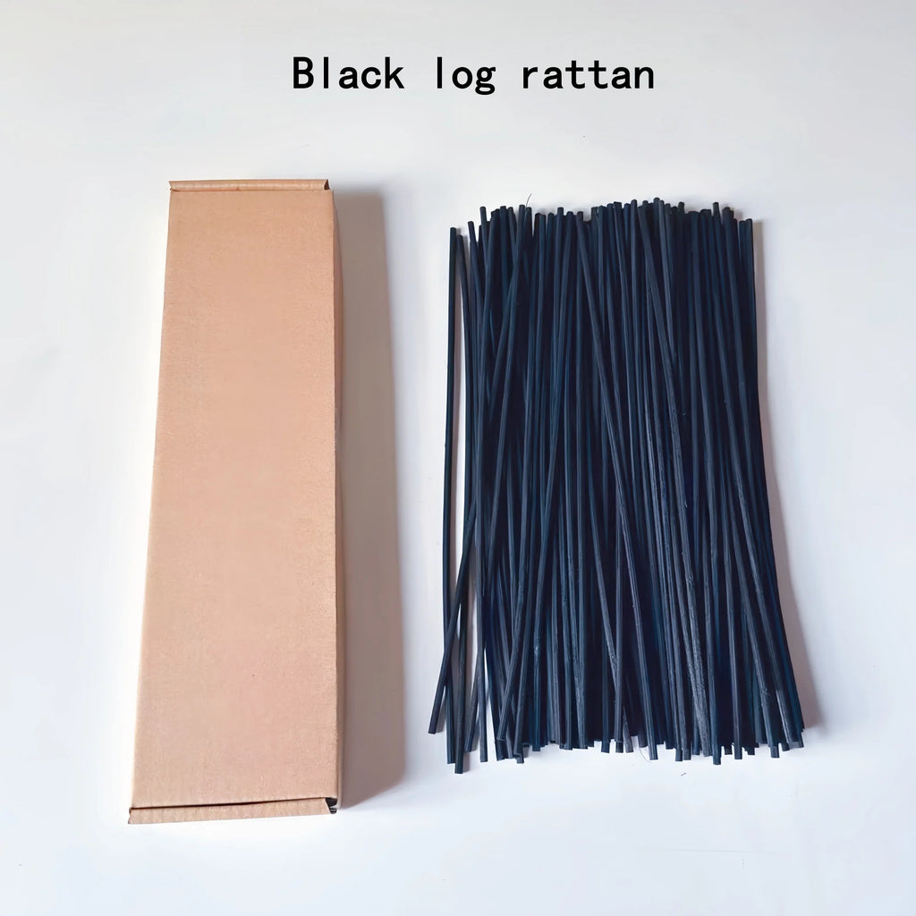100 Pieces of Natural Wood Rattan Reed Diffuser Sticks, Replacement Reeds with a Diameter of 3mm, Flameless Rattan Aroma Sticks for Home and Living Room Fragrance
