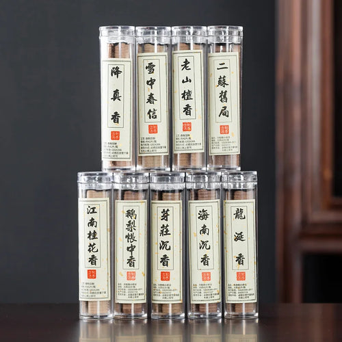 42pcs Natural Coil Incense Sandalwood Osmanthus Pure Fragrance Powder Pressing Incense Home Bedroom Long-lasting Aromatherapy