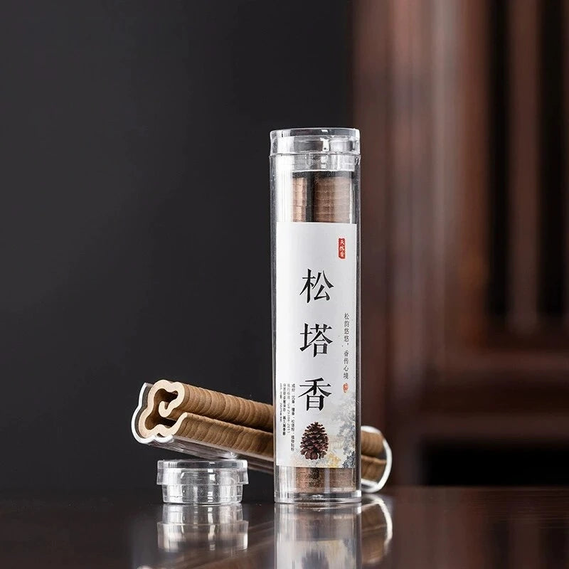 42pcs Natural Coil Incense Sandalwood Osmanthus Pure Fragrance Powder Pressing Incense Home Bedroom Long-lasting Aromatherapy
